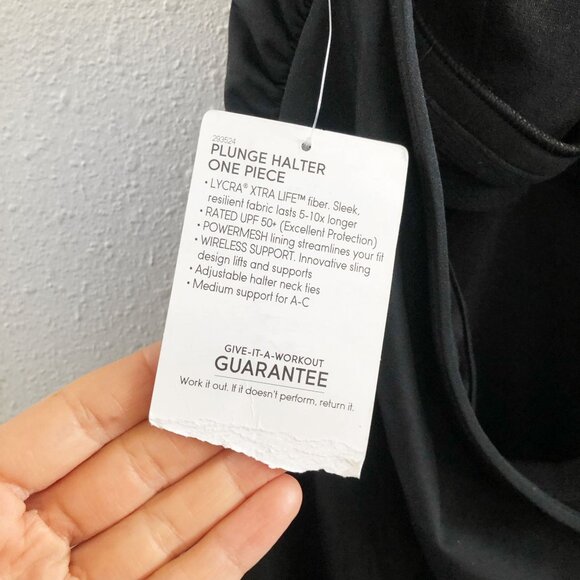 NWT ATHLETA Plunge Halter One Piece Swimsuit Size Medium - Picture 8 of 10